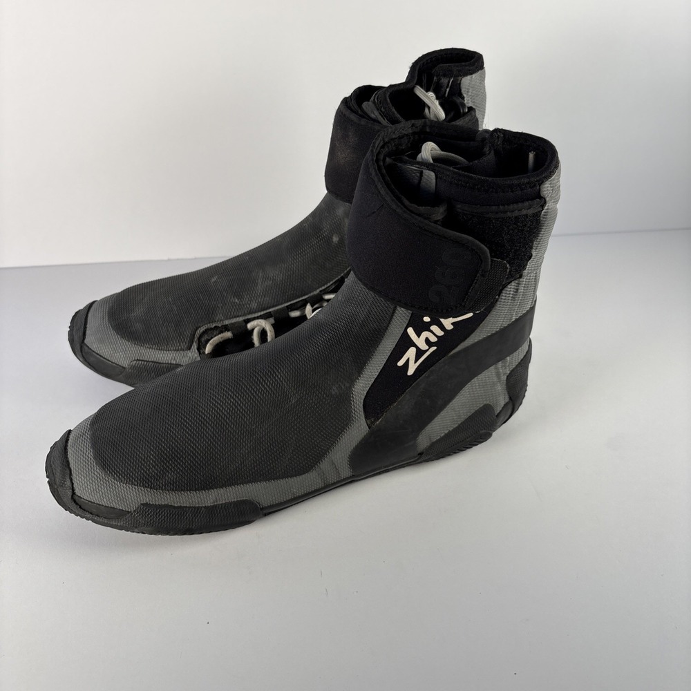 Zhik 260 Boots Mens Size 9 Black High Cut Sailing Comfort Water Sports
